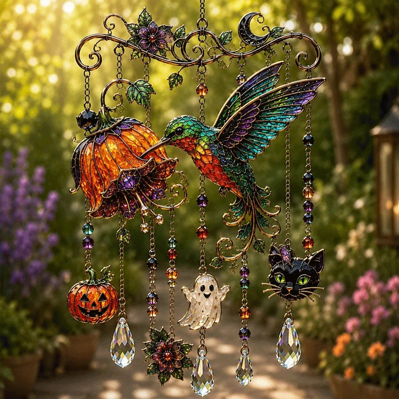 🎃🐦Prinde razele soarelui într-un mod magic! Descoperă decorul Hummingbird.