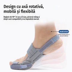 【2 buc】Corector Medical pentru Monturi (Halux Valgus) – Dispozitiv Reglabil, Fără Durere, Material Moale TPR și Protecție Confortabilă de Zi și Noapte
