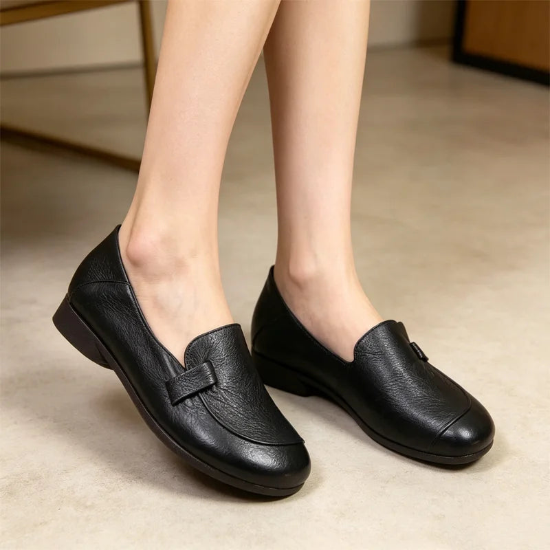 💎【Ultra-moale】Pantofi casual din piele naturală, cu talpă moale și design modern