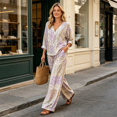 Set casual elegant și delicat – realizat din bumbac moale și confortabil