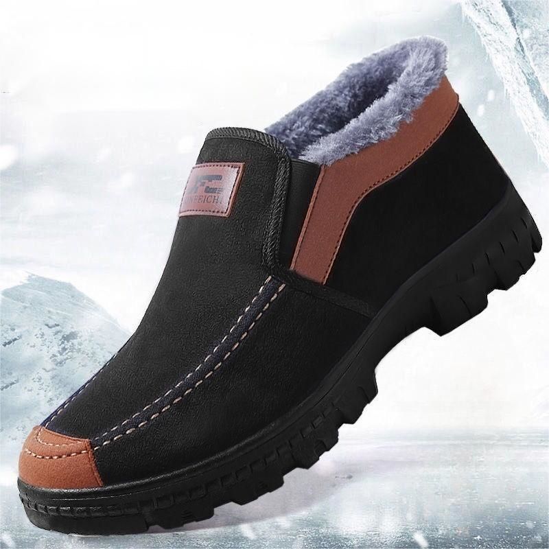 【Bestseller de iarnă】 Pantofi bărbătești casual din bumbac 100% în culori solide