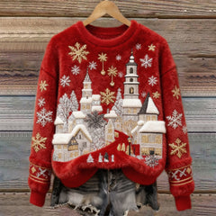 🎄❄️【Preț special -50%】Pulover de Crăciun pentru femei din flanelă, cu design excelent