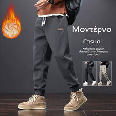 【Cel mai bine vândut produs al magazinului】Pantaloni bărbătești noi, călduroși și casual