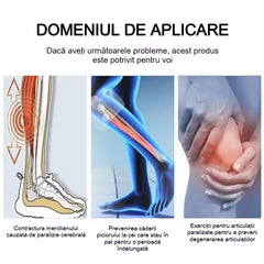 Regăsește Libertatea de Mișcare! 🚶‍♂️ Bandă Profesională pentru Recuperarea Gleznei și Piciorului Drop (Evin) 🦵 Sigură, Reglabilă și Compatibilă cu Încălțămintea!