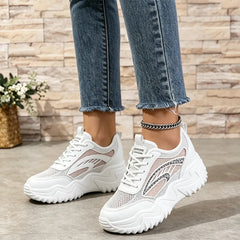 👟【+5 cm înălțare】pantofi casual la modă din plasă respirabilă｜model versatil de vară ✨