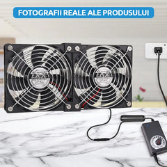 🌬️ Ventilator de evacuare cu debit mare de aer – răcire puternică și eficientă