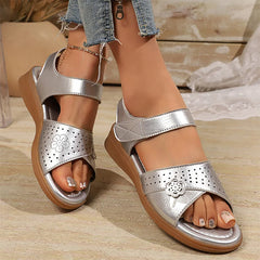 Sandale din Piele cu Platformă: Stil Modern și Relaxare, Mărimi 35-41 ✨