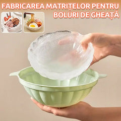 ✨Formă Matriță DIY pentru Bol de Gheață: Creativă și Reutilizabilă, Ideală pentru Răcorirea Alimentelor, Fructelor și Salatelor în Vară
