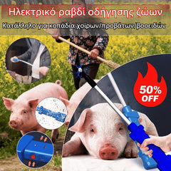【🏆Cel mai bine vândut produs al magazinului】 🐖🐏🐂Țepușă electrică pentru animale (Potrivită pentru turme de porci/oi/vite)