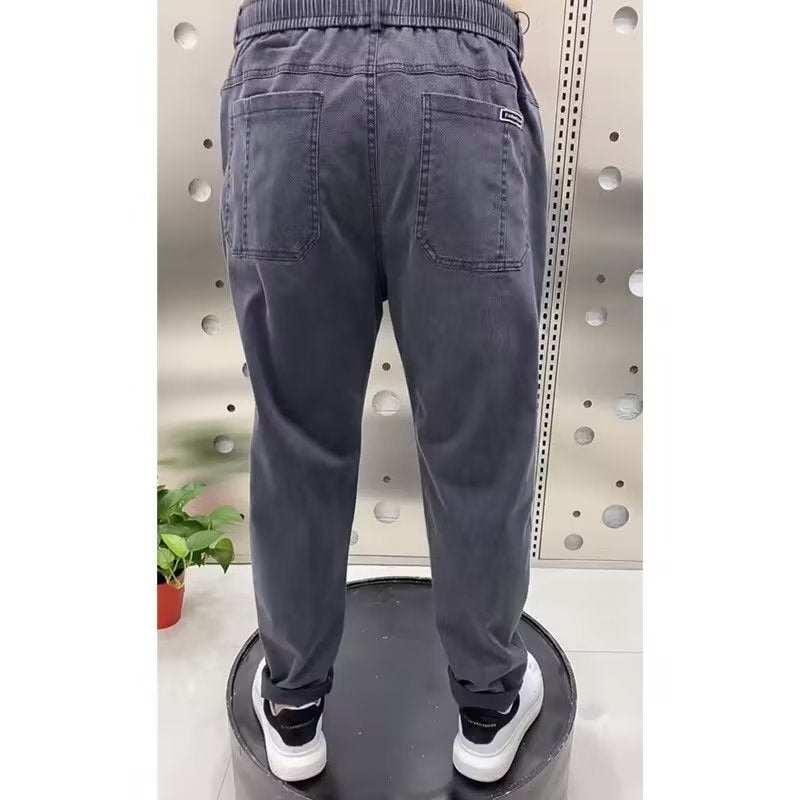 【S-5XL】Ανδρικά ελαστικά τζιν μεγάλου μεγέθους με έξτρα λίπος