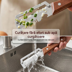 Cumpărați 1 obțineți 1 gratuit--2 buc🧅🔪 Curățător de bucătărie multifuncțional 3 în 1: Curăță, taie și deschide capacele sticlelor! 🔥