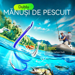 🔥 Cumpără 1, primești 1 gratis ❤️‍🔥 (20 de unități) Cârlige de pescuit duble clasice ultra ascuțite