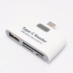 Cititor de carduri multifuncțional 4 în 1 — compatibil atât cu Type-C, cât și cu sistemele Apple 🍎⚡