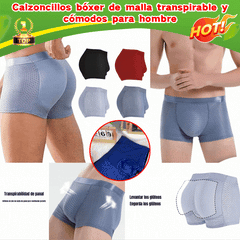 🔥【Cumpără 2 Primești 2 Gratuit】Boxeri Bărbătești din Plasă, Respirabili și Confortabili