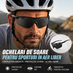 🕶️Ochelari de soare sport premium – Protecție UV400 și design futurist!