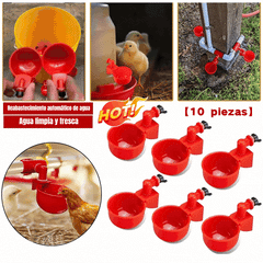 🐔【Set de 10 bucăți】Adaptoare automate pentru păsări de curte, fără reumplere manuală