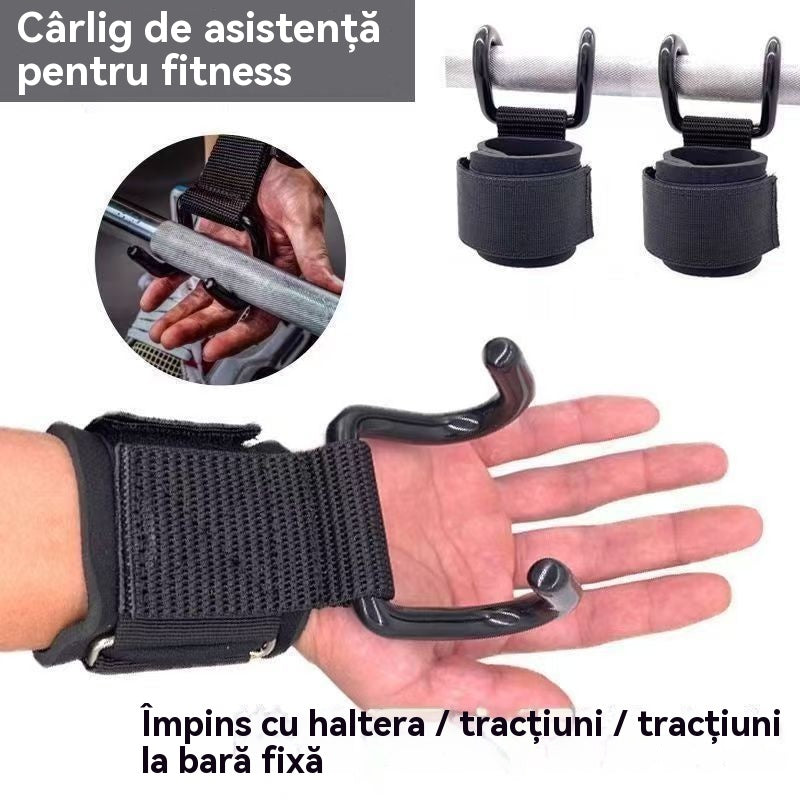 💪🏋️‍♂️Cumpără 1 și primești 1 gratis🔥Cureaua cu cârlig pentru încheietura mâinii