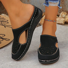 👡 Confort Suprem la Fiecare Pas! Saboții de Vară din Piele Moale: Eleganți, Respirați și cu Talpă Anatomică! ✨🌿