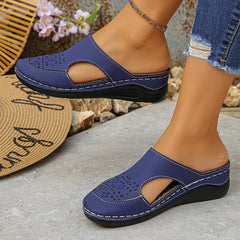 👡 Confort Suprem la Fiecare Pas! Saboții de Vară din Piele Moale: Eleganți, Respirați și cu Talpă Anatomică! ✨🌿