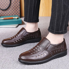 Pantofi din Piele Naturală pentru Bărbați: Eleganți, Respirabili și Relaxanți, Mărimi 38-44