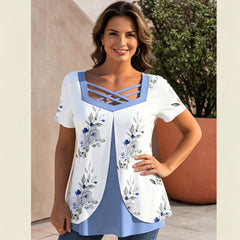 💥❤️【S-5XL】Tricou imprimat de mărime mare pentru vara 2026