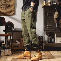 🔥【Mari reduceri】🔥Pantaloni Cargo Bărbați Moderni și Stilați, cu elastic la tiv