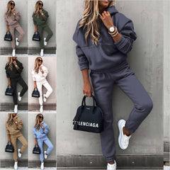 🍁【Hanorac + pantaloni】🍂 Set casual versatil și la modă｜Un set este suficient pentru o ținută completă