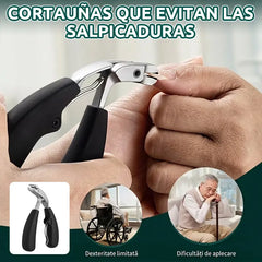 【2 buc】Clește Profesional pentru Unghii Groase și Incarnate, Unghieră din Oțel Inoxidabil cu Deschidere Mare, Design Anti-stropire și Mâner Ergonomic