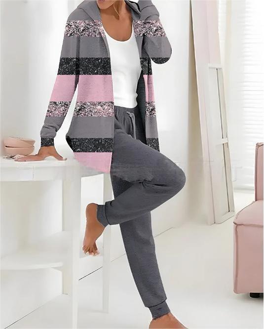 💃Nouă Sosire de Iarnă💖 Costum elegant, casual, din bumbac pur
