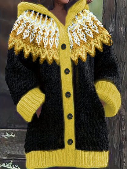 【S~5XL】✨Κομψό ρετρό μπουφάν με κουκούλα