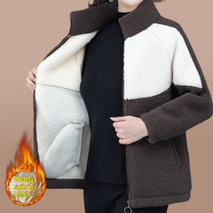 ❄️Geacă de iarnă nouă din fleece multicolor