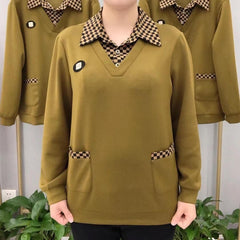 【Eleganță supremă】Top Două-în-Unu (Design Dublu Fals) Modern și Ușor de Asortat