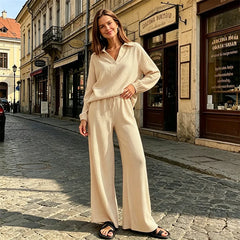 Set de cămașă din in la modă, respirabil și confortabil