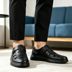 Pantofi de Vară din Piele Naturală pentru Bărbați – Respirabilitate Maximă și Mers Fără Oboseală! 👞🌬️