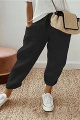 💕Reducere Produs Nou – În curând Revenim la Prețul Inițial💕Pantaloni Casual Damă Bumbac-In