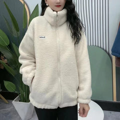 【M-4XL】Geacă de iarnă din lână fleece, geacă de bumbac, geacă groasă de bumbac cu lână de miel, geacă călduroasă