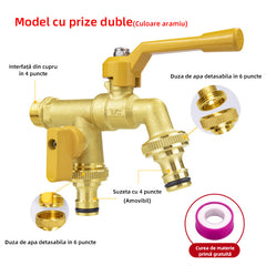 🔥【cumperi unul și primești unul gratis】Robinet de grădină anti-îngheț, rezistent la spargere, cu strat gros, pentru curte