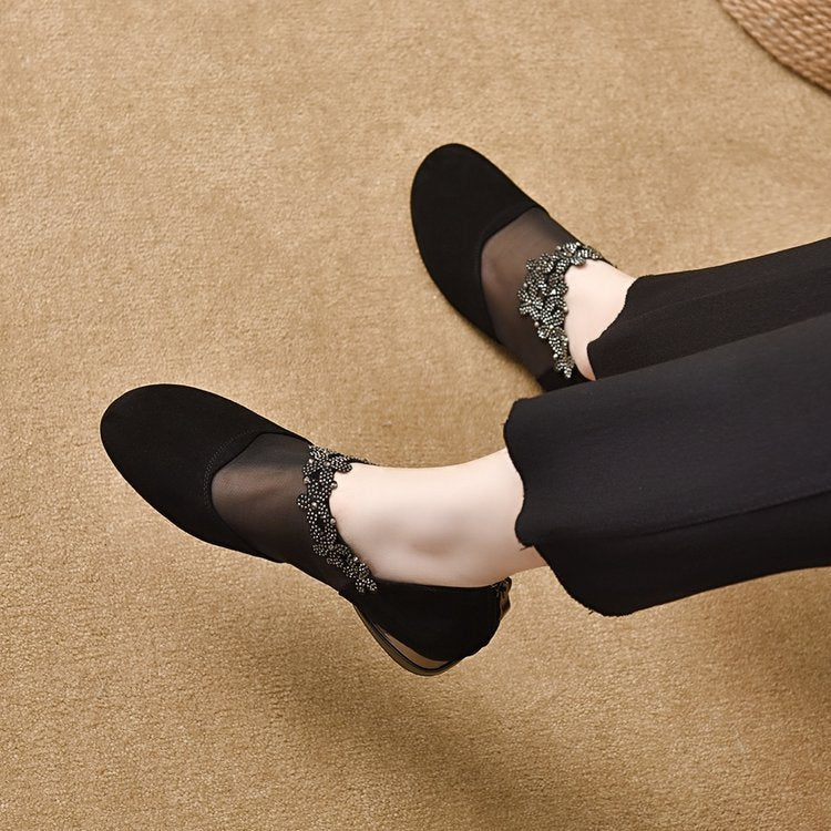 ✨【35-41】🏆Γυναικεία Γόβες με Ανοιχτό Δίχτυ και Μαλακή Σόλα