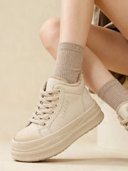【Produs nou】Pantofi călduroși casual, căptușiți, termoizolanți, cu înălțime crescută