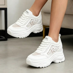 👟🍃Pantofi casual de vară cu design perforat și talpă groasă – moderni, respirabili și super confortabili