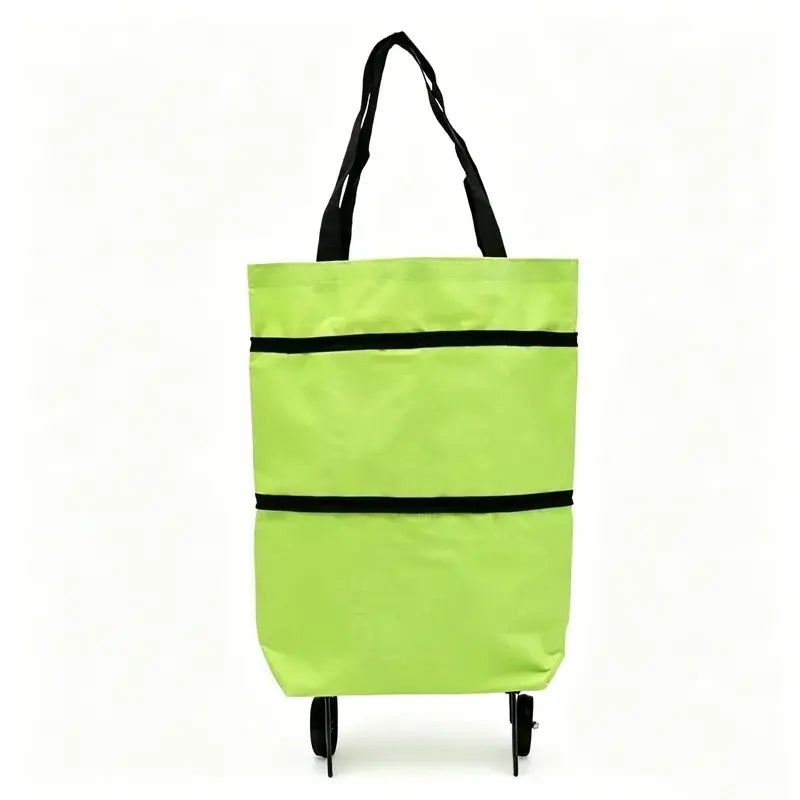 Geantă pliabilă de cumpărături cu roți – Soluția 2 în 1 pentru cumpărături fără efort! 🛒✨