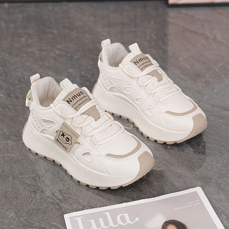 ✨Pantofi Sport cu Talpă Groasă și Design Modern – Efect de Alungire a Picioarelor și Confort Sporit