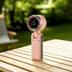 ❄️【Răcire într-o secundă】Ventilator portabil puternic — utilizare manuală sau la gât