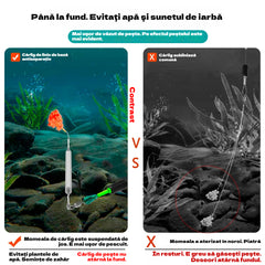 🎣🎣【5 bucăți】Set de fir de pescuit de fund invers