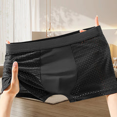 🔥【Cumpără 2 Primești 2 Gratuit】Boxeri Bărbătești din Plasă, Respirabili și Confortabili