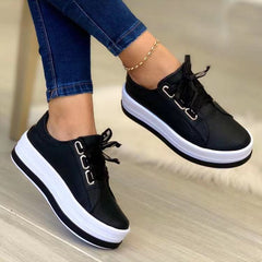 【Best seller-ul magazinului】Pantofi casual de damă cu vârf rotund și talpă groasă