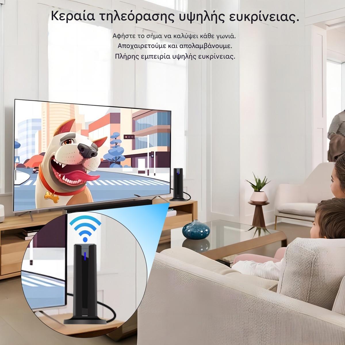 🔥【Popular pe internet】🌐Antenă TV digitală cu receptor