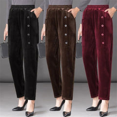 💕Pantaloni de damă moderni din reiat, casual