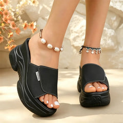 👡Papuci la modă cu talpă groasă și efect de înălțare