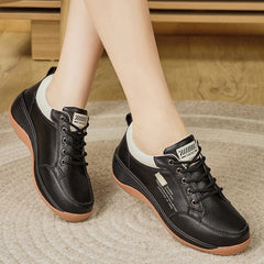 👟【Nou sosit】Pantofi sport și casual din piele naturală de înaltă calitate, cu tălpi groase și moi